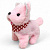 Інтерактивна іграшка Собачка, рожева (15 см) MIC MS-dog