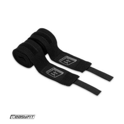 Бинти для боксу 4 м (нейл+бавовна+поліестер) EasyFit EF-0373-40-bk