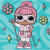Картина за номерами L.O.L. Surprise! Winter chill. Snow Bunny 25х25 см Ідейка KHO1325