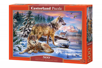 Пазли Вовки на снігу, 500 елементів Castorland B-53049