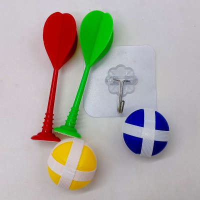 Дартс герой LABUBU, 2 кульки, 2 дротики, мішень, гачок, в пакеті MIC 957B-28