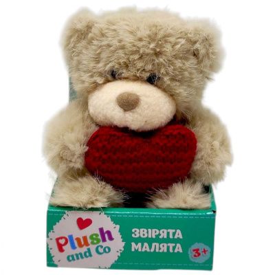 Мʼяка іграшка Plush and Co. ВЕДМЕДИК (БЕЖЕВИЙ) 12 см Plush and Co PLC25013