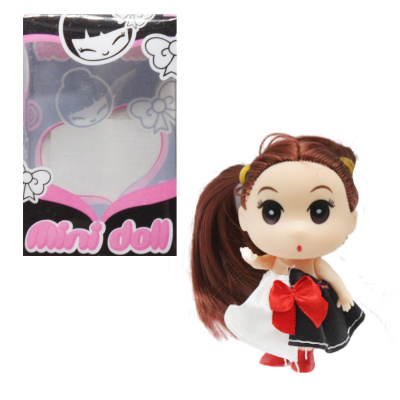 Лялька mini doll, у чорному jacko toys 1122