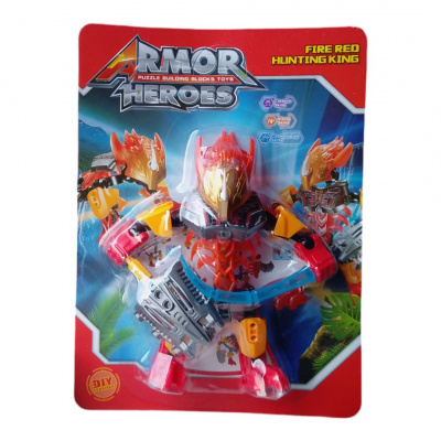 Робот-конструктор Armor Heroes (червоний) MIC F1707-8A