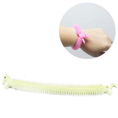 Браслет-антистрес Єдиноріг, салатовий MIC 14046