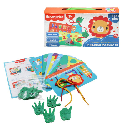 Гра з пластиковими долоньками Вчимося рахувати, укр Vladi Toys VT2905-25