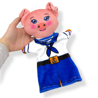 Мʼяка іграшка, (Рукавичка Порося 1, ВИД 3) Копиця 00623-1