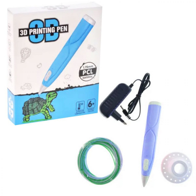 Набір 3D-ручка в коробці (БЛАКИТНА) MIC 9919