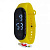 Годинник електронний з регульованим ремінцем, жовтий MIC CRQ-2