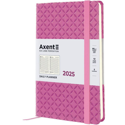 Щоденник 2025 Partner Gently, 145*210, рожевий Axent 8822-25-03-A