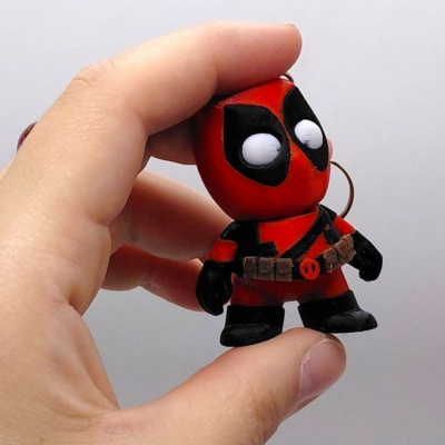 3D Брелоки Hero DEADPOOL  Marvel / ДЕДПУЛ Марвел, Keychain, 3D друк OYTOY 04014100
