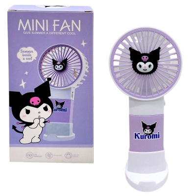 Вентилятор MIni Fan: Sanrio, в коробці (KUROMI) MIC M18599
