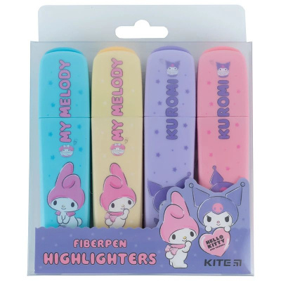 Набір маркерів-хайлатерів My melody Kite HK24-444