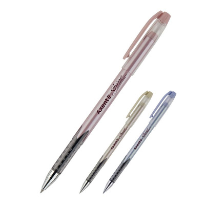 Ручка масляна Shine, синя Axent AB1063-02-A