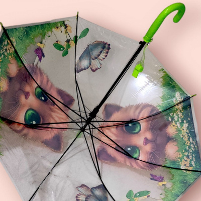 Парасолька дитяча (висота - 67 см; діаметр - 85 см), блакитна MIC C54903