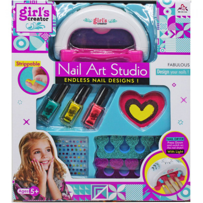 Манікюрний набір з лампою Nail Art Studio MIC MBK-368