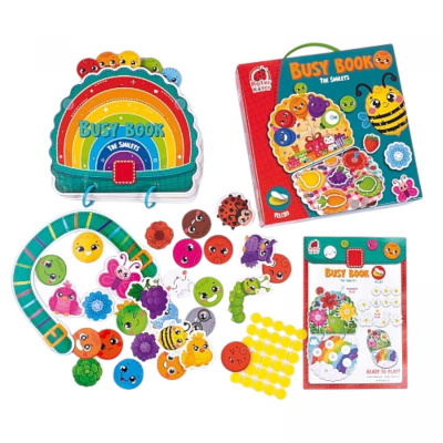 Гра розвиваюча з липучками. Бізі Бук. Смайлики. RoterKafer RK1170-04