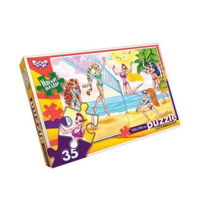 Мʼякі пазли Пляжний волейбол, 35 елементів Dankotoys S35-09-02