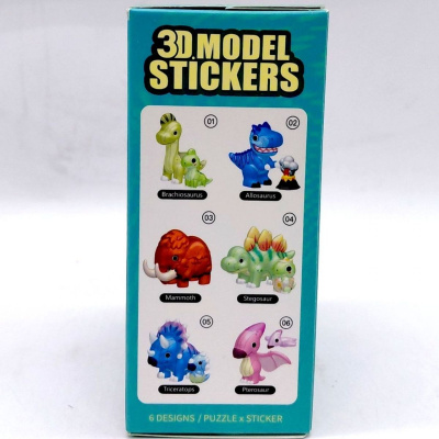 Pintietie 3D конструктор-сюрприз ДИНОЗАВРИ Pintietie PTA0203S