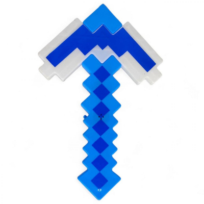 Кирка (кайло) Minecraft/Майнкрафт, 34 см, синя MIC C74047