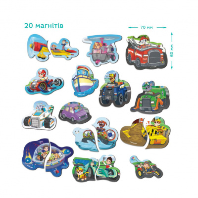 Набір магнітів Патруль. Дорожні пригоди Dodo 200667