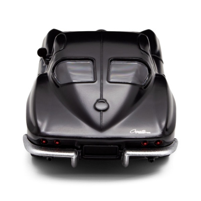 Автомодель - CHEVROLET CORVETTE SPLIT WINDOW 1963 (матовий чорний) TechnoDrive 250411U