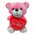 Мʼяка іграшка “Ведмедик з серцем”, підсвічування, 23 см MIC C62297
