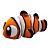 3D Брелоки CUTE FLEXI TROPICAL FISH / ТРОПІЧНА РИБА, Keychain, 3D друк OYTOY 03020100