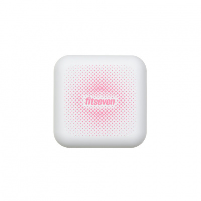 Кейс для капсул Fitseven UZSPACE TP005WP, білий з ромбами