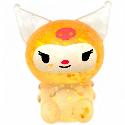 Антистрес жуйка-тягучка Аніме. Sanrio. Kuromi (помаранчевий) MIC KA-23-1734