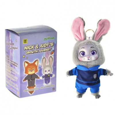 Іграшка-сюрприз мʼяка Брелок Зоотрополіс. Zootopia 2 СЕЗОН у коробці 20см MIC TTDS25GJM01