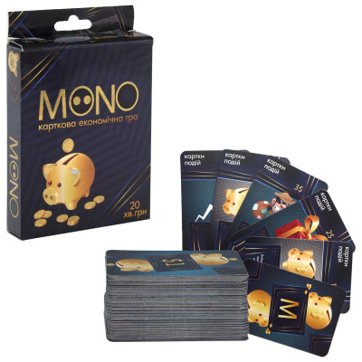 Карткова економічна гра Mono (укр) Strateg 30569