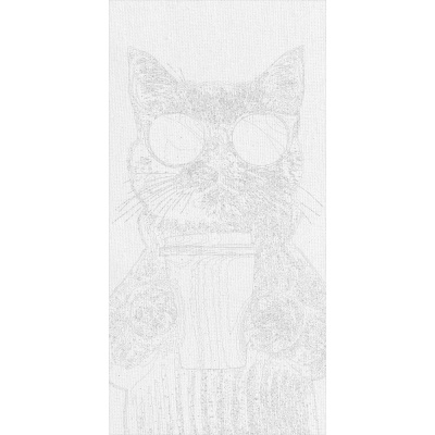 КАРТИНА ЗА НОМЕРАМИ КОТЯЧИЙ ВАЙБ 40Х80 СМ Origami LW5156