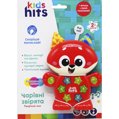 Розвиваюча музична іграшка Творчий лис (укр) Kids hits KH09/001