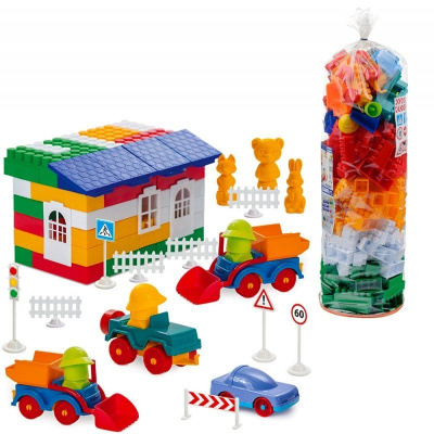 Конструктор пластиковий №7, 300 дет. Colorplast 1913