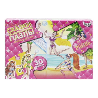 Пазли Maxi Пляж, 30 елементів Dankotoys Mx30-06-01,02,03,04...16