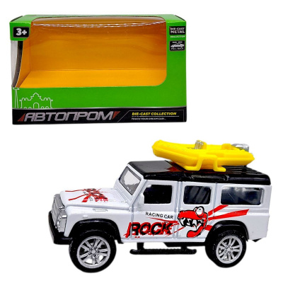МАШИНА АВТОПРОМ, LAND ROVER DEFENDER (БІЛИЙ) Автопром AP7437