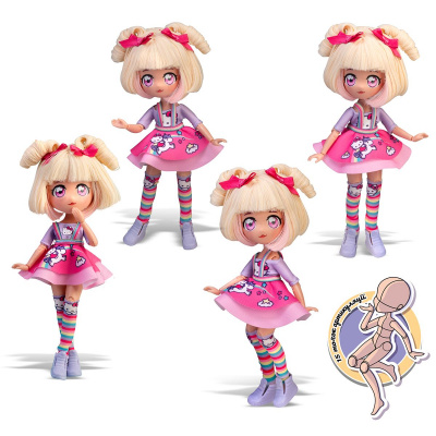 Лялька 4SF Manga Dolls серії Hello Kitty Цукерочка-єдиноріг 4SF Manga Dolls HKTF0400