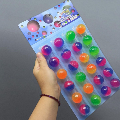 Мʼячик-стрибунець (3,2 см) 24 шт на листі MIC BT-JB-0071