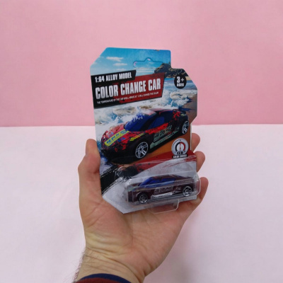 Машинка металева, що змінює колір (7 см) коричнева SHANTOU YISHENG 1021-23