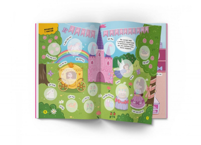 Книга Інтерактивні наліпки. Принцеси (укр) Crystal Book F00029693