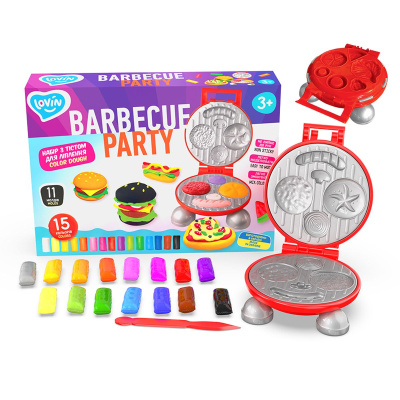 Набір тіста для ліплення Barbecue Party (15 кольорів) Lovin 41194