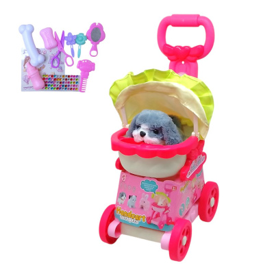 Ігровий набір з песиком у візочку Cute Pet, бузковий вид 1 MIC 688-24A