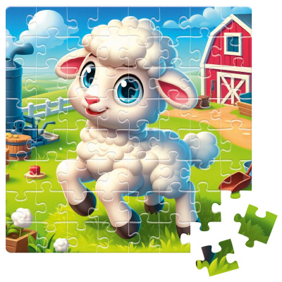 Пазли De.tail. Спритна овечка 64 деталі Vladi Toys DT1234-22