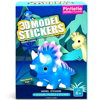 Pintietie 3D конструктор-сюрприз ДИНОЗАВРИ Pintietie PTA0203S
