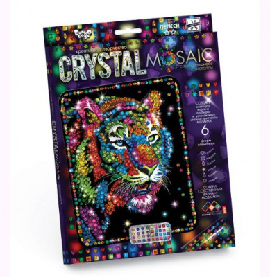 Набір для креативної творчості CRYSTAL MOSAIC, Тигр MiC CRM-01-01