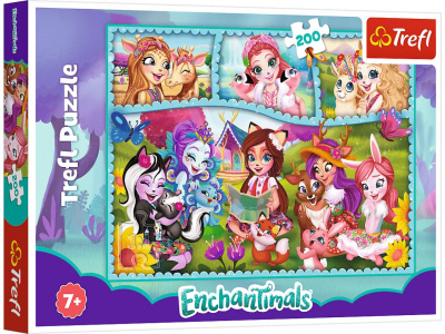Пазли Еnchantimals, 200 елементів Trefl 13261