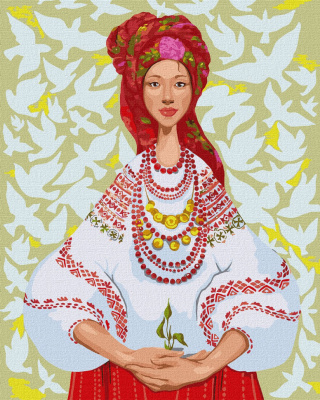 Картина за номерами "Відродження © Katya Dudnik" Ідейка KHO4909 40х50 см
