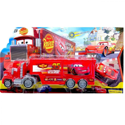 Набір машинок-герїв Тачки. Блискавка МакКвін / Lightning McQueen, вантажівка MIC 224-1