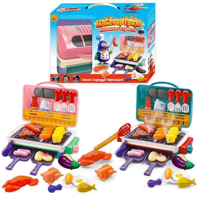 Майстер Гриль WToys, продукти змінюють колір, звук, підсвічування, холодна пара (ЗЕЛЕНИЙ) Wtoys 22542